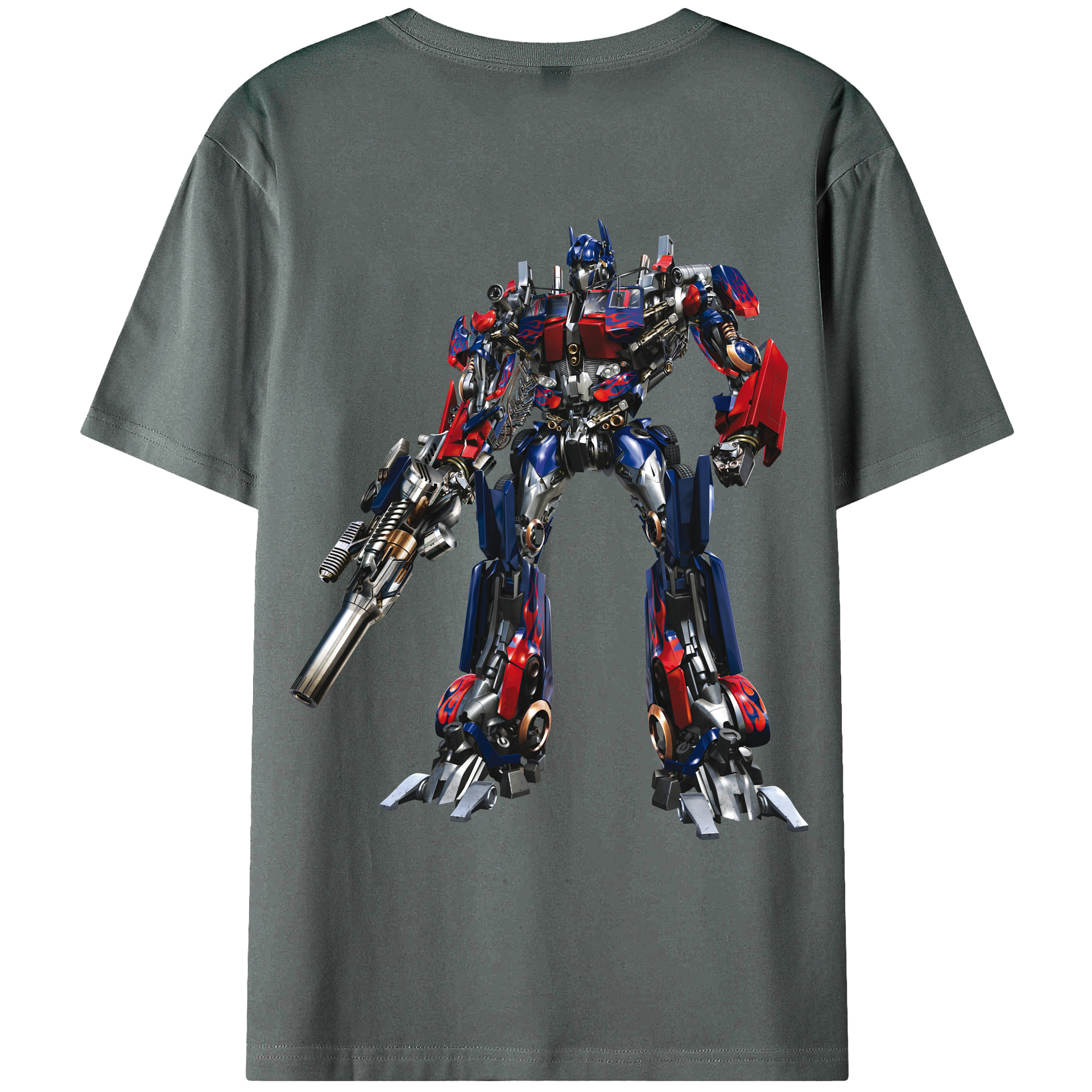 （画像用）  綿100％ メンズ半袖Tシャツ（バックプリント） 通気性